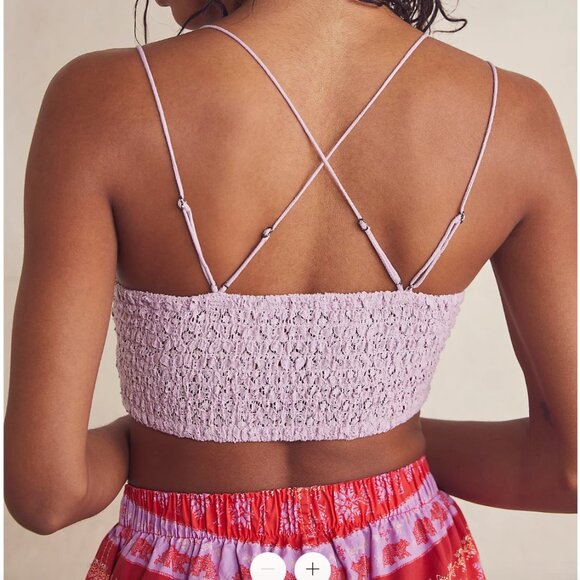 Free people Adella Bralette Moonlit Orchid S-M - Picture 2 of 5
